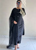 Pearl Luxe Cotton Net Suit