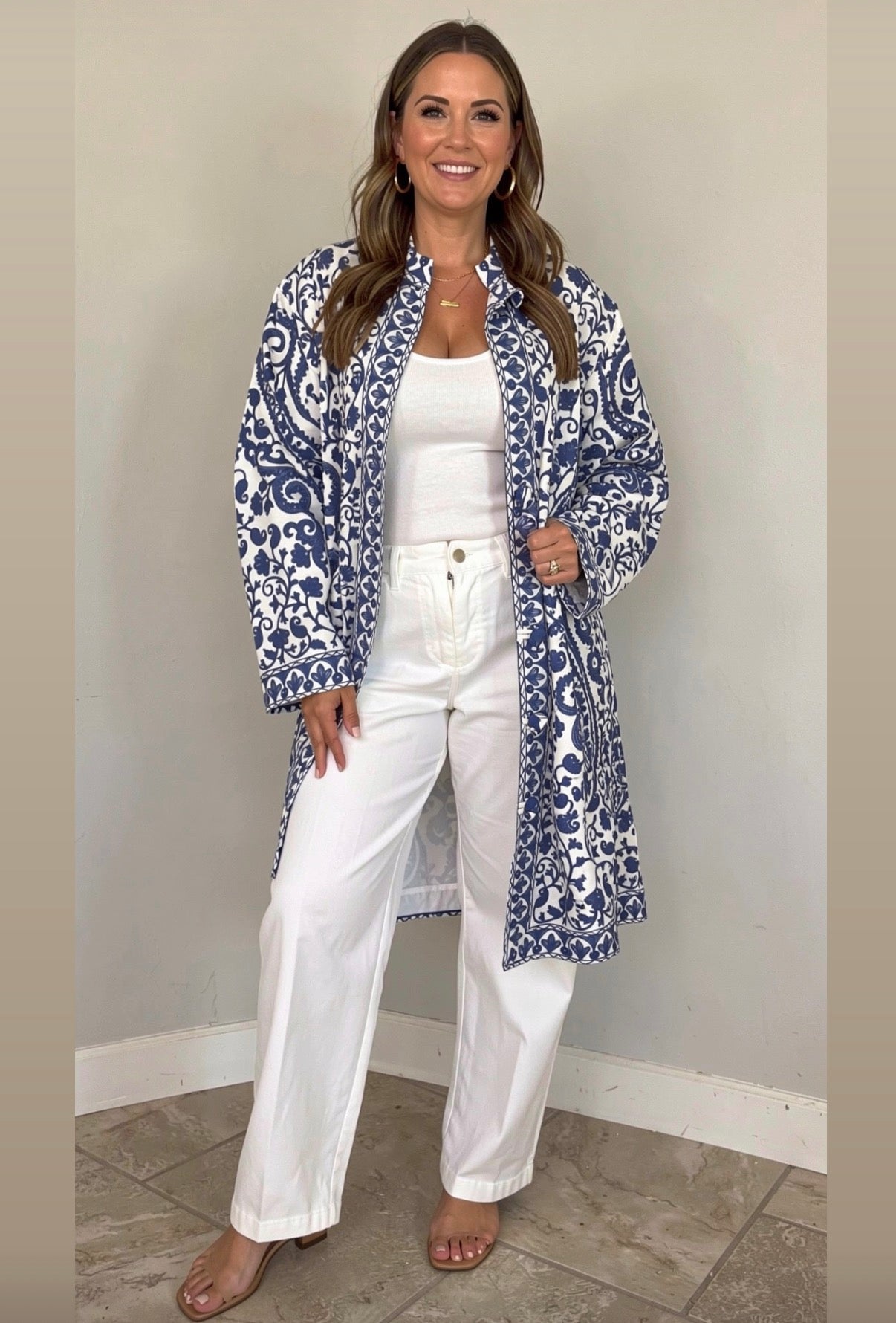Kashmiri Coat Blue