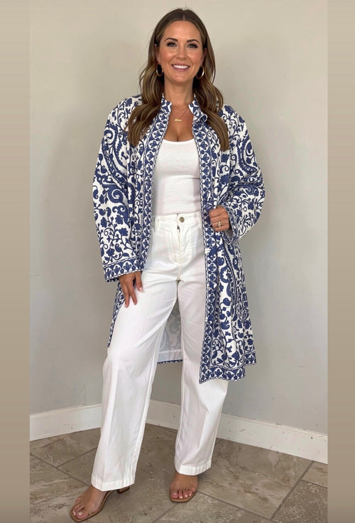 Kashmiri Coat Blue