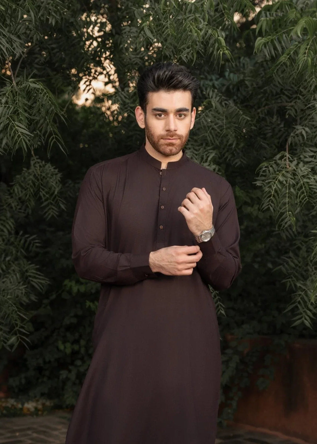 Shalwar Kameez Dark Brown