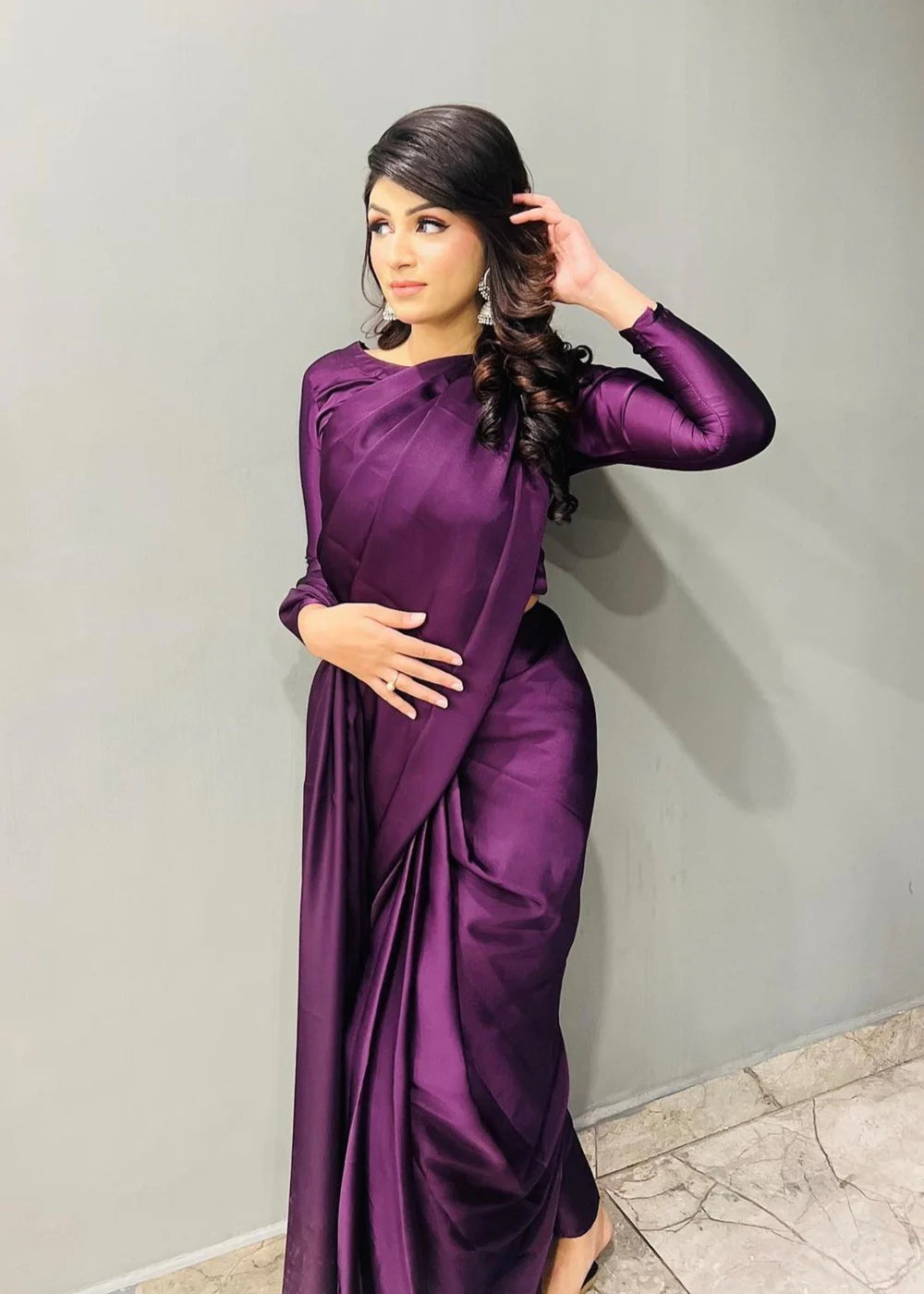 Saree Purple