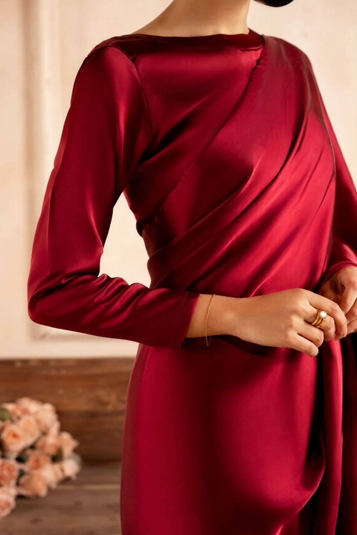 Saree Maroon