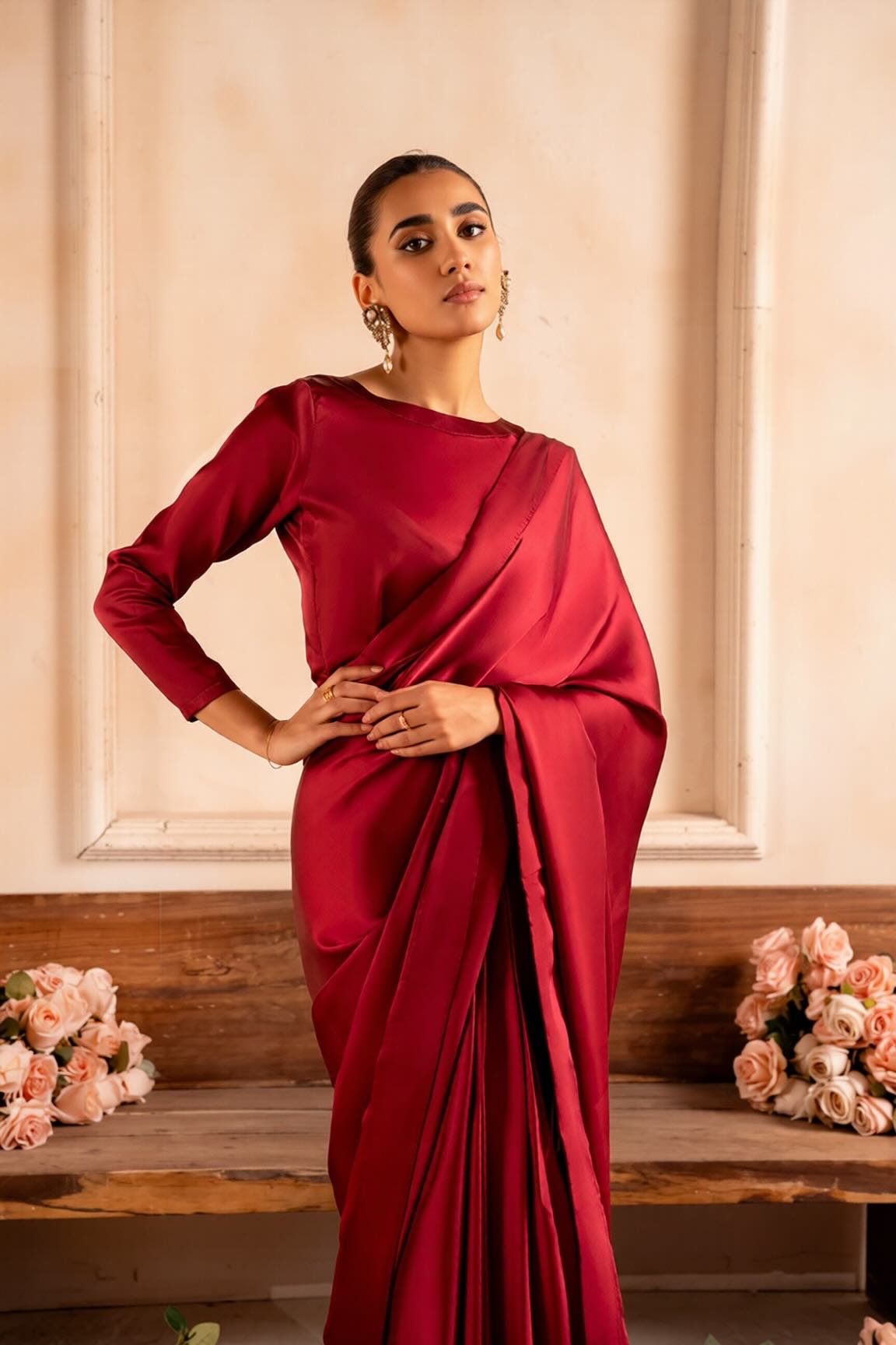 Saree Maroon